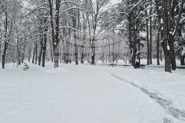 Разград - зима - обстановка