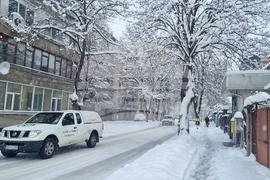 Търговище - снеговалеж