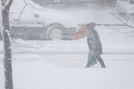 Бургас - снеговалеж