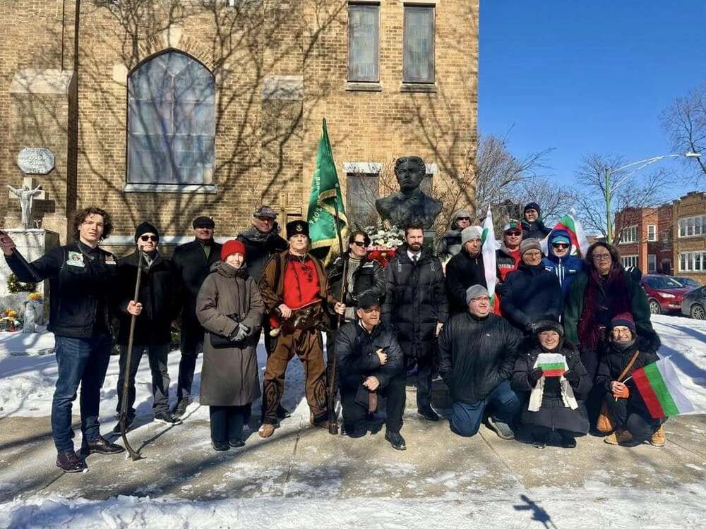 Българската общност в Чикаго отбеляза 152-рата годишнина от гибелта на Васил Левски