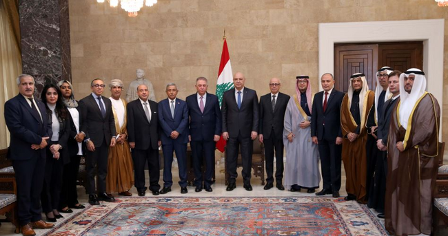 ННА: Президентът на Ливан призова за единна арабска позиция по проблемите в Близкия изток