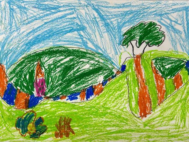 Възпитаници на училище „Св. св. Кирил и Методий” във Виена рисуваха пейзажи, вдъхновени от природата и българските традиции