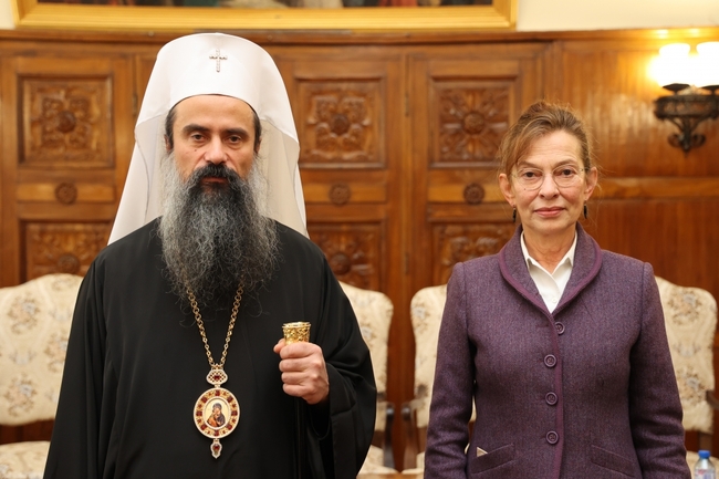 Негово Светейшество българският патриарх Даниил се срещна с посланика на Германия у нас Ирене Мария Планк