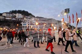 Смолян - Васил Левски - факелно шествие