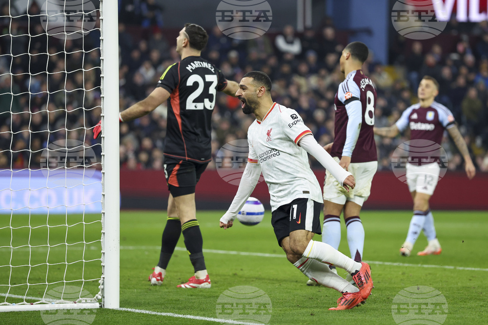 Ливърпул завърши наравно с Астън Вила и поведе с осем точки в класирането на Висшата лига