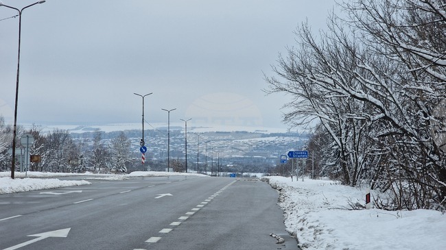 Ситуацията в Разградско след падналия сняг е спокойна, видимостта по пътищата е намалена до 150 метра заради мъгла