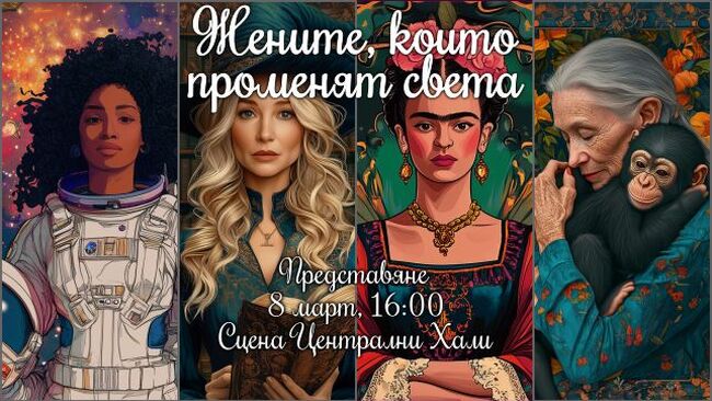 Детската книга „Жените, които променят света“ ще бъде представена на 8 март