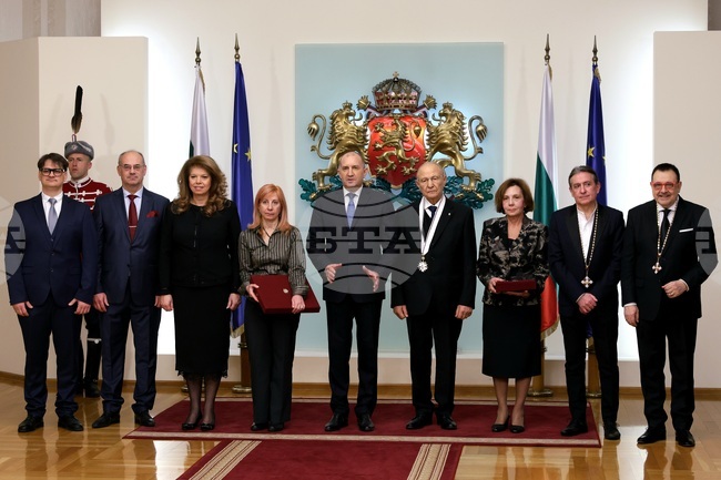 President Rumen Radev Honours Bulgarian Cultural Figures