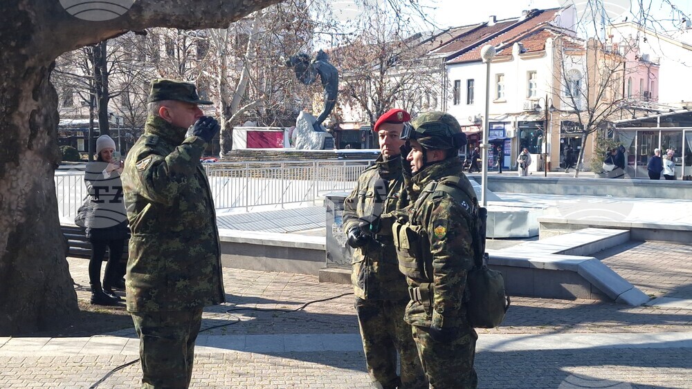 Хасково - български военни - контингент Косово - церемония по изпращане