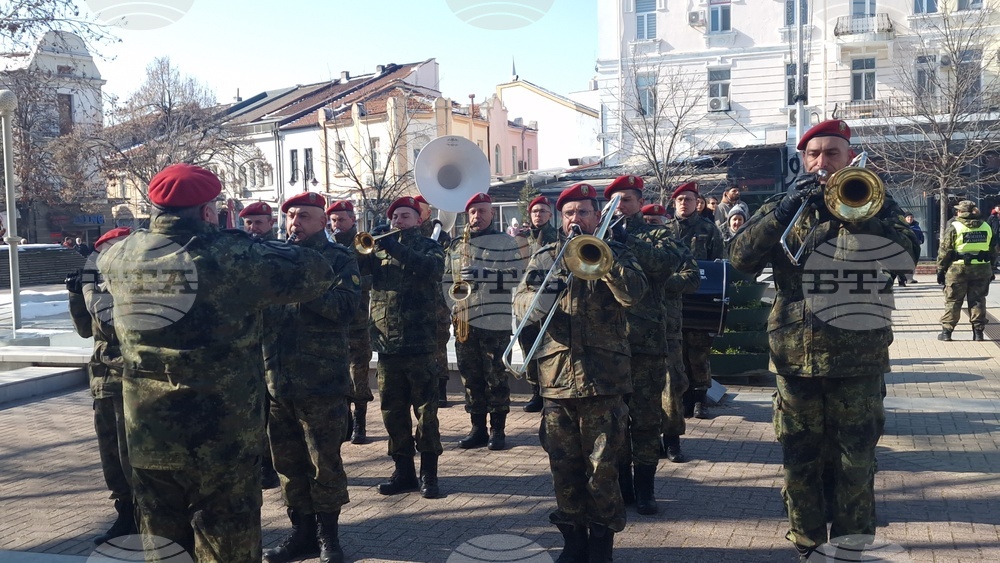 Хасково - български военни - контингент Косово - церемония по изпращане