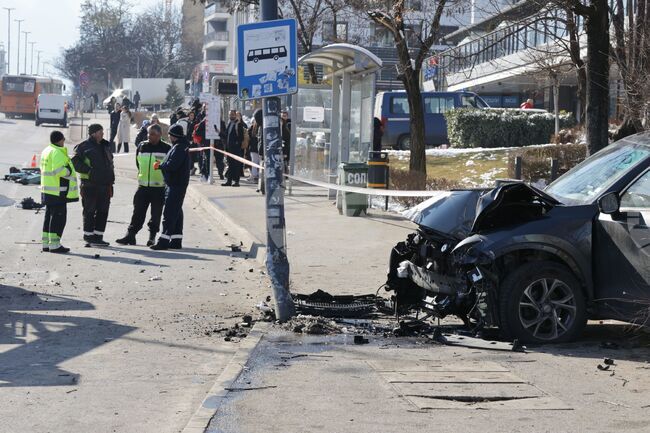 Инцидент - в района на метростанция "Г.М. Димитров"