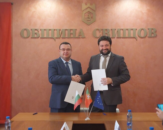 Община Свищов и Община Томар в Португалия сключиха споразумение за побратимяване 