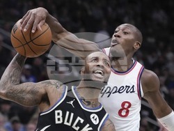 Clippers Bucks Basketball