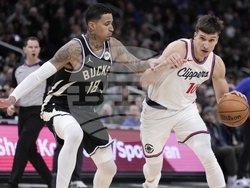 Clippers Bucks Basketball