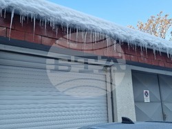 Търговище - ледени висулки