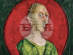 Творба от изложбата „Емил Стойчев. Въображението е моята кръвна система“. Снимка: СГХГ