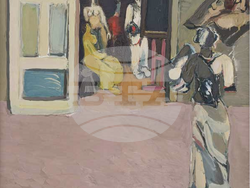 Творба от изложбата „Емил Стойчев. Въображението е моята кръвна система“. Снимка: СГХГ