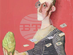 Творба от изложбата „Емил Стойчев. Въображението е моята кръвна система“. Снимка: СГХГ