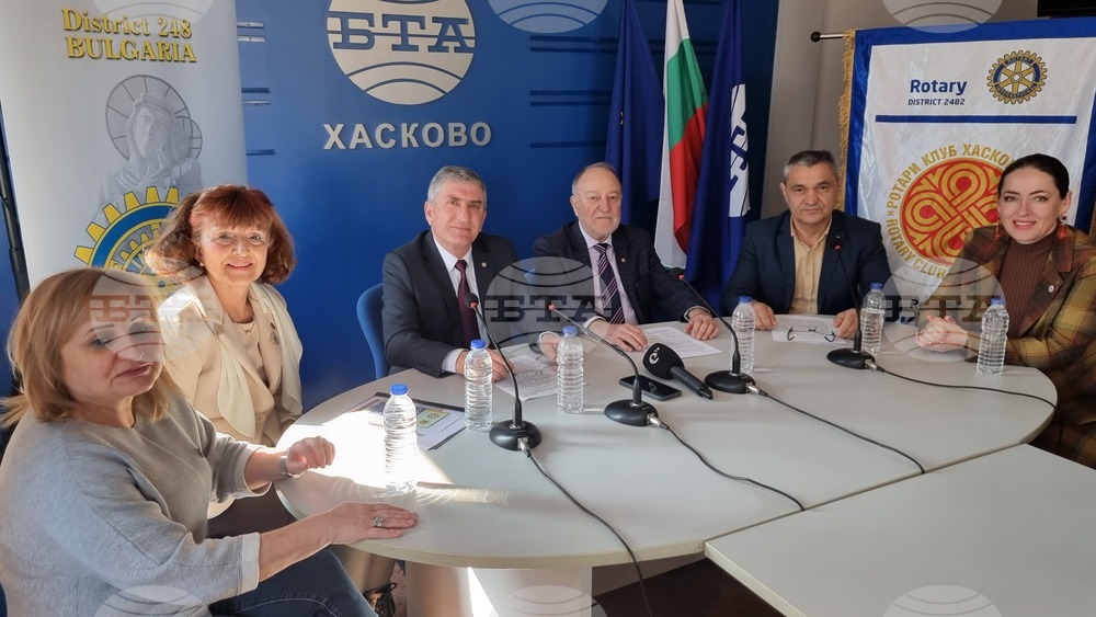 Национален пресклуб на БТА Хасково - Ротари клубове - пресконференция