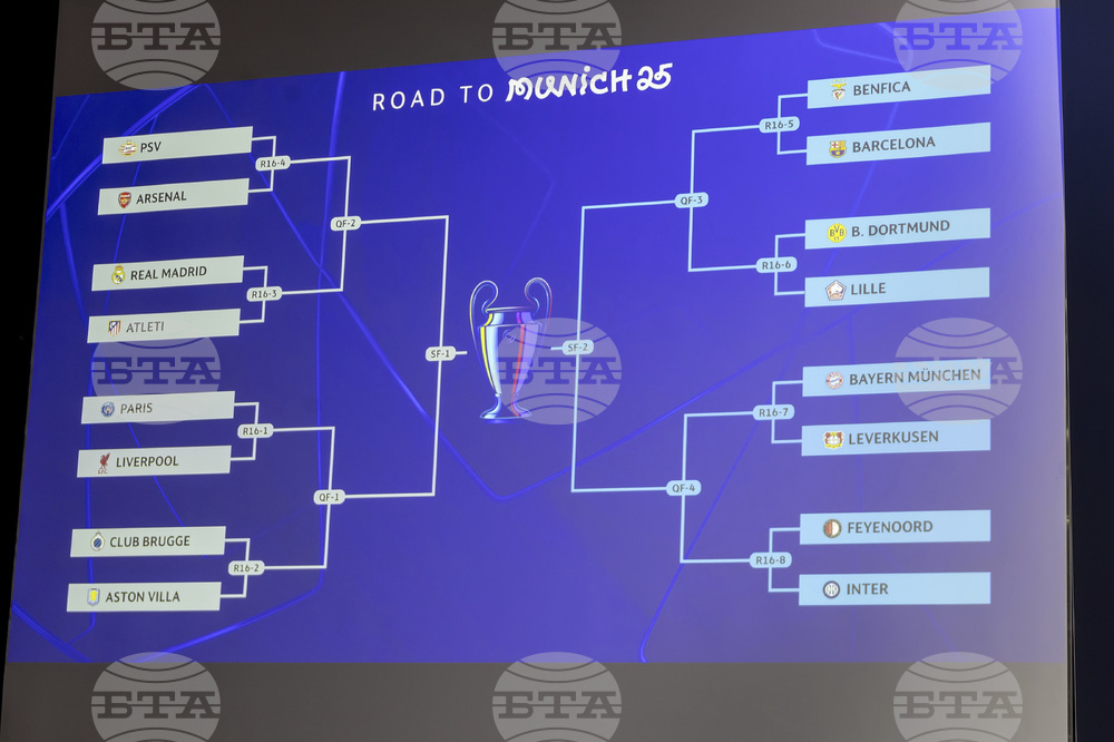 Switzerland Soccer Champions League Draw
