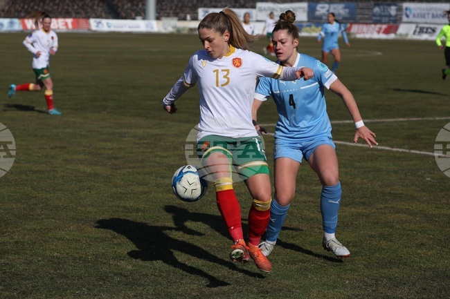 Женският национален тим на България по футбол завърши при равенство като гост на Естония в Лигата на нациите