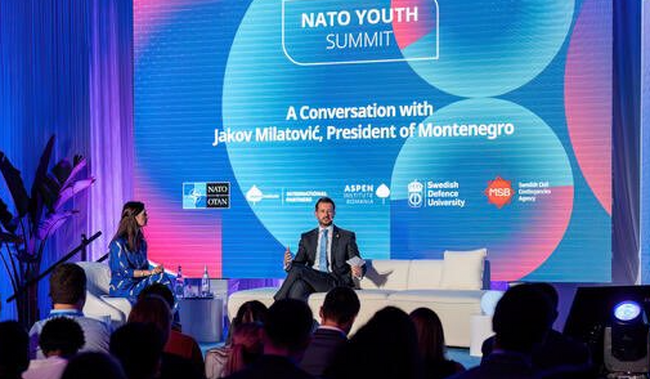 МИНА: Черна гора ще бъде домакин на младежката среща на върха на НАТО, съобщи президентът Яков Милатович