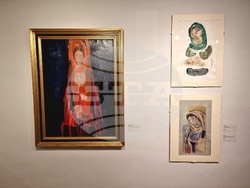 Откриване на изложбата „Дечко Узунов. Образни мотиви на български моми и невести“ в художествена галерия "Дечко Узунов". Снимка: Емануел Смърков/БТА