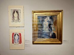 Откриване на изложбата „Дечко Узунов. Образни мотиви на български моми и невести“ в художествена галерия "Дечко Узунов". Снимка: Емануел Смърков/БТА