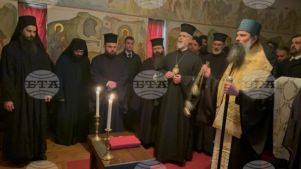 Bulgarian Patriarch Daniil Officiates Service on All Souls’ Day in Essex Monastery St John the Baptist