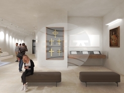 Проектът за музея на християнската култура в сградата „Златен век“ в София. Снимка: „Артекс“