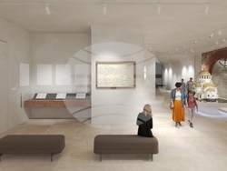 Проектът за музея на християнската култура в сградата „Златен век“ в София. Снимка: „Артекс“