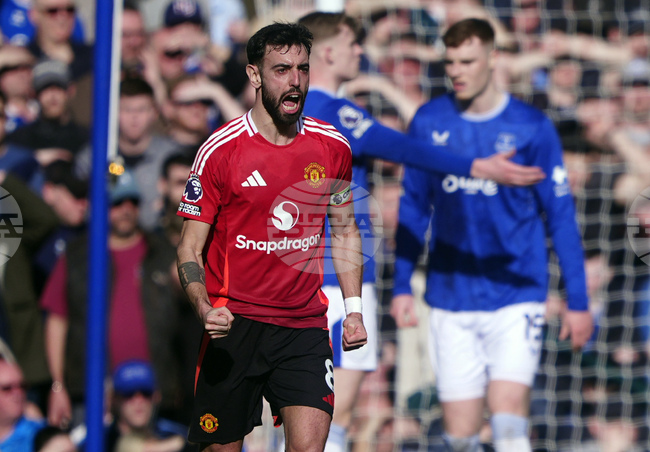 Манчестър Юнайтед навакса два гола пасив и стигна до равенство срещу Евертън във Висшата лига