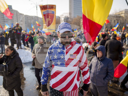Romania Election Protest