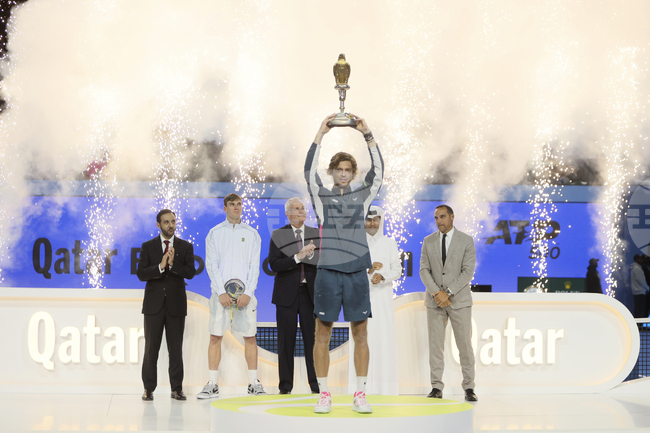 Андрей Рубльов надигра Джак Дрейпър и триумфира с титлата на турнира по тенис в Доха