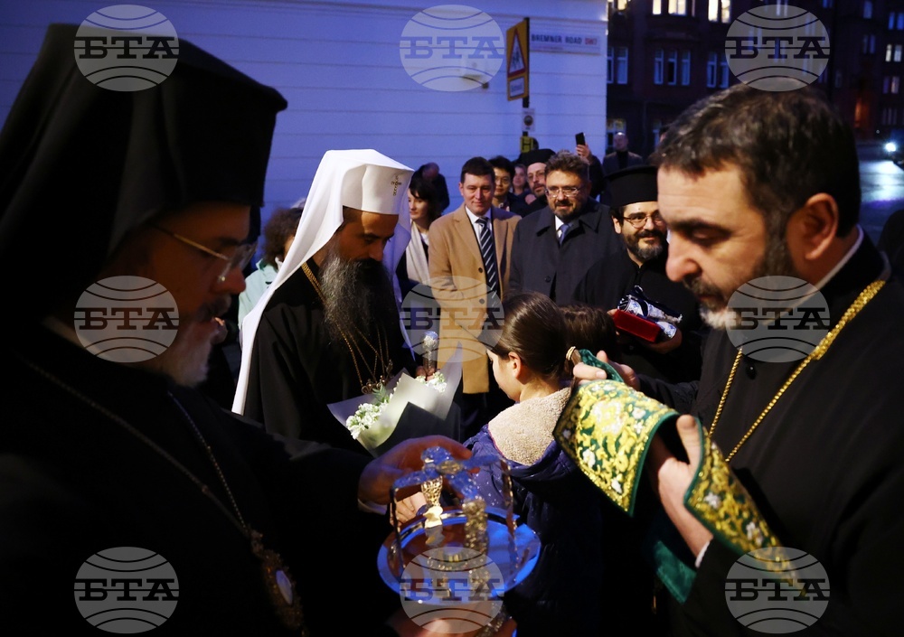Великобритания - храм „Свети Йоан Рилски” - патриарх Даниил - Възкресна вечерня