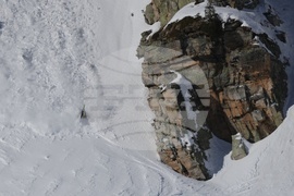 Рила планина - скиор - лавина