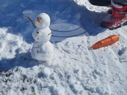 Търговище - зимен празник - състезание за най-висок снежен човек