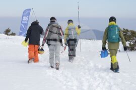 Рила планина - младежи - обучение по лавинна безопасност