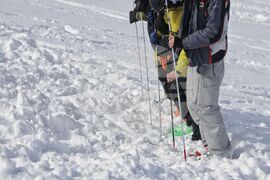 Рила планина - младежи - обучение по лавинна безопасност