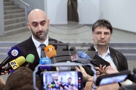 Атанас Доцински - Любомир Николов - брифинг