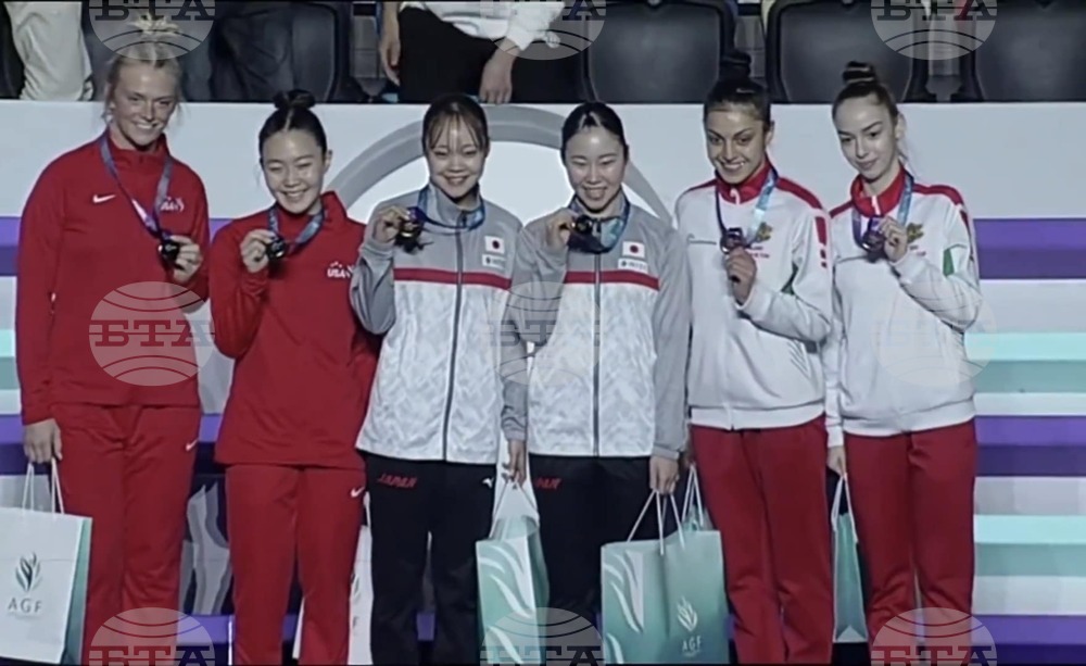 Bulgaria Wins Bronze at World Trampoline Gymnastics Cup in Baku