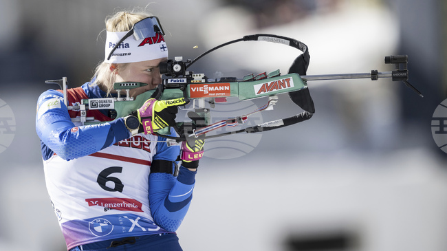 Валентина Димитрова се класира 24-а в спринта на 7.5 км от Световната купа по биатлон в Йостерсунд, финландката Суви Минкинен триумфира в състезанието