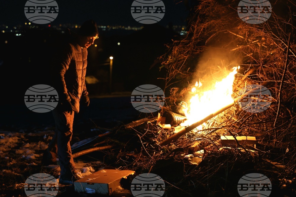 Село Лозен - месни заговезни - огън
