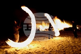 Село Лозен - месни заговезни - огън