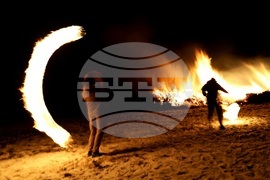 Село Лозен - месни заговезни - огън