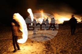 Село Лозен - месни заговезни - огън