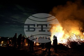 Село Лозен - месни заговезни - огън