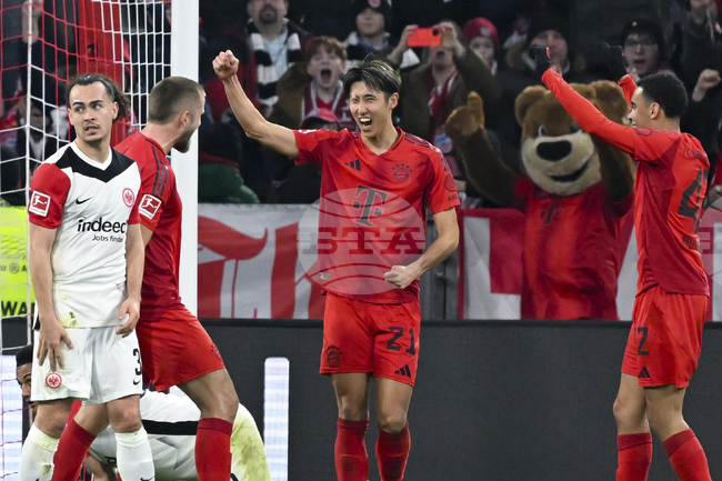 Байерн Мюнхен постигна убедителна домакинска победа над Айнтрахт Франкфурт в Бундеслигата