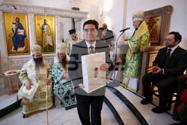 Великобритания - храм „Свети Йоан Рилски” - патриарх Даниил - света Божествена литургия