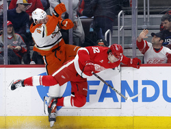 APTOPIX Ducks Red Wings Hockey